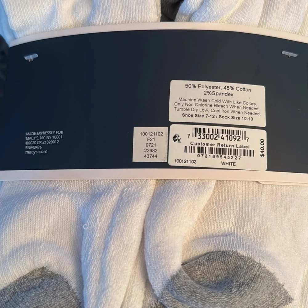 Club room men’s over the calf tube sock NWT 10-13
